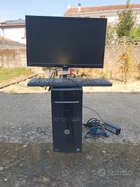 Computer fisso completo HP schermo Lg tastiera