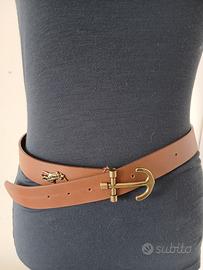 POLO RALPH LAUREN Cintura pelle, fibbia ancora 85