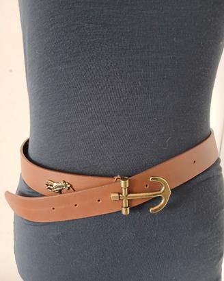 POLO RALPH LAUREN Cintura pelle, fibbia ancora 85