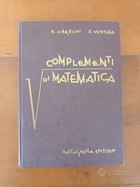 Complementi di Matematica - Carboni/Ventola (1964)