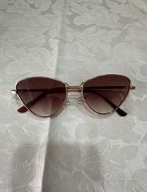 Occhiali da sole cat eye lente marrone