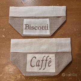 porta caffè  e porta biscotti