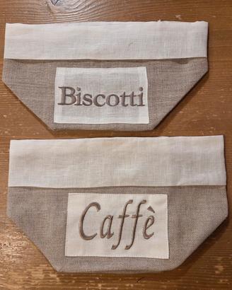 porta caffè  e porta biscotti