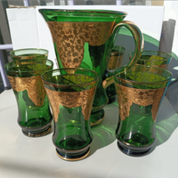 Servizio 6 Bicchieri con Brocca Vintage