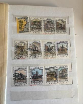 32 ALBUM FRANCOBOLLI ITALIA+ESTERO