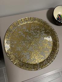 Piatto Decorativo Oro | Vetro Artistico