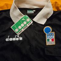 Maglia da arbitro di calcio FIGC anni '90 nuova