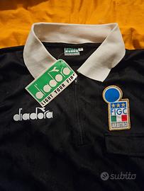 Maglia da arbitro di calcio FIGC anni '90 nuova