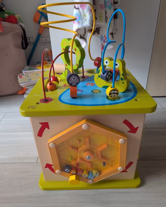 Hape Cubo Multiattività | Cubo in Legno per Bambin