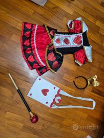Vestito di carnevale Regina di Cuori