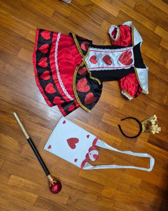 Vestito di carnevale Regina di Cuori
