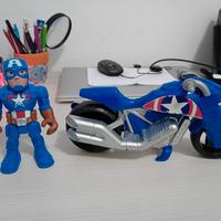 capitan america con moto