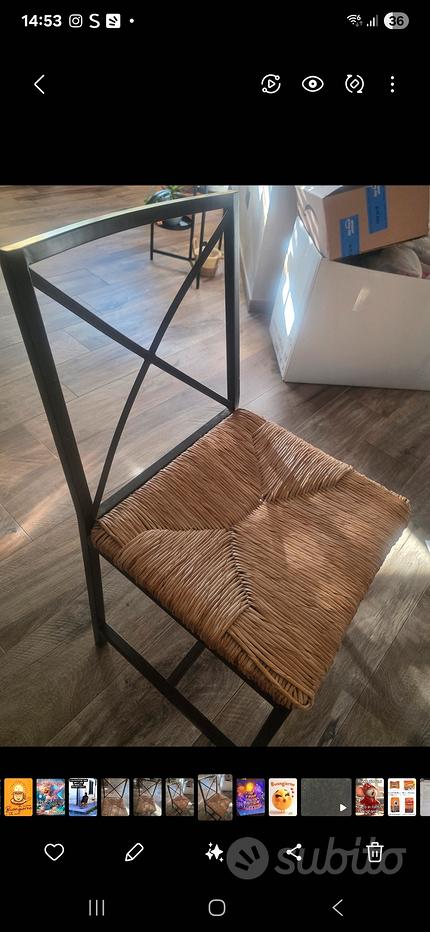 Sedie in paglia ikea Mobili usati