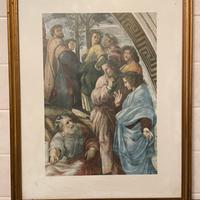 Quadro con triangolo da fissare al muro
