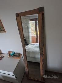 Specchio da appoggio rustico