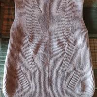 Maglione smanicato donna