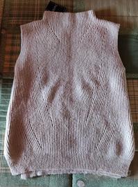 Maglione smanicato donna