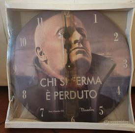 Orologio da parete con Duce Benito Mussolini