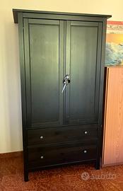 Guardaroba Hemnes Ikea nero