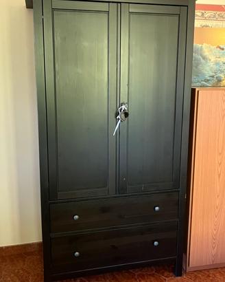 Guardaroba Hemnes Ikea nero