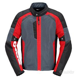 GIACCA ESTIVA TRAFORATA MOTO SPIDI TEK NET ROSSO