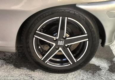Cerchi in lega 14" Diamantati-Nero 4x98Fiat-Lancia