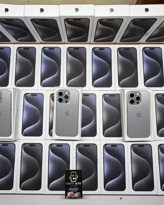 IPHONE 15 PRO 128GB/256GB/512GB VARI COLORI E GAR.