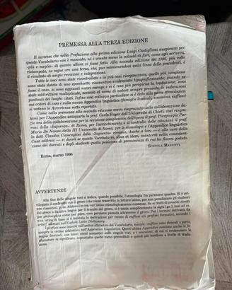 vocabolario di latino castiglioni mariotti 3a ed