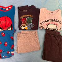Set di 3 pigiami tg 8 anni