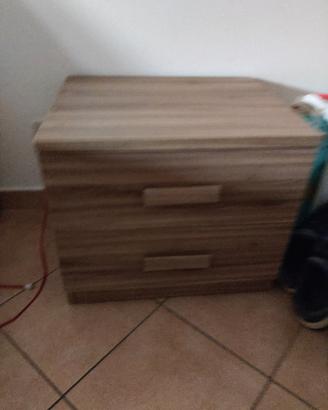 camera da letto completa con letto a cassettone 