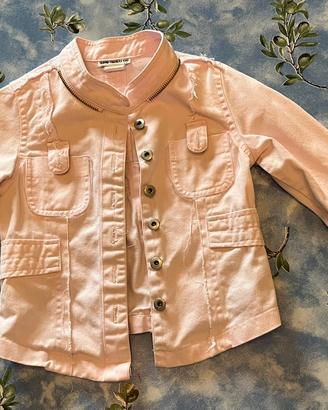 Giacca jeans rosa Marca David Charles