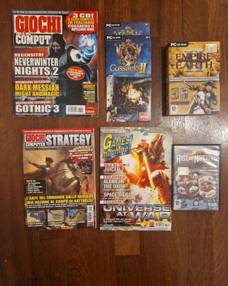 Riviste giochi PC strategici:Cossacks,Empire Earth
