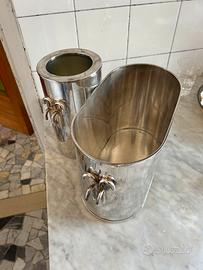 Glacette per vino e bevande in argento