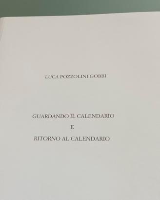 Luca Pozzolini Gobbi "Guardando il calendario" 