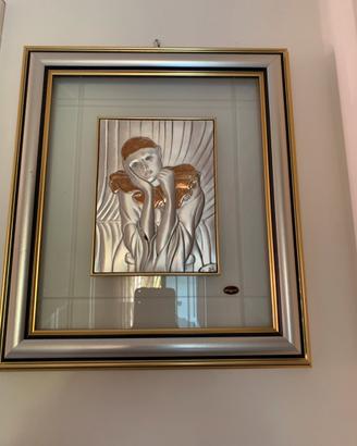 Quadro vetro e argento