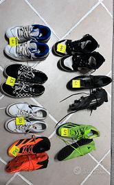 STOCK  SCARPE CALCIO E GINNASTICA