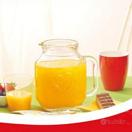 BROCCA CARAFFA in VETRO NUTELLA KINDER FERRERO 