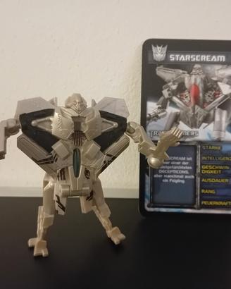 Transformers Decepticon Starscream Hasbro +carta