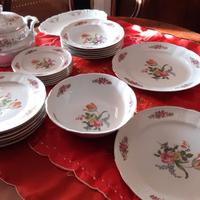 Set piatti NUOVI 19 pezzi motivo floreale Bavaria