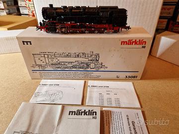 Marklin H0 Locomotiva A Vapore 33081 anal e Delta 