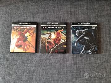 Spider-man 1,2,3 - 4K Ultra-HD + Blu-Ray 