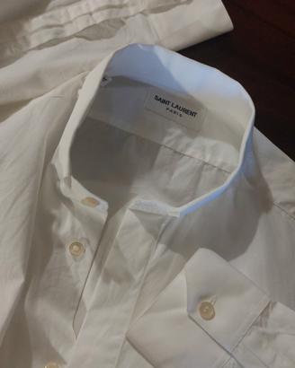 Camicia bianca saint laurent