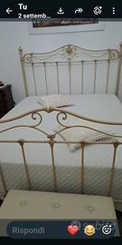letto matrimoniale in ferro battuto 