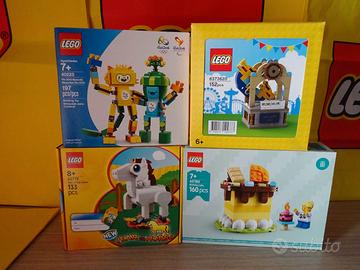 LEGO 40780+40779+40225+6373620 LOTTO TUTTI NUOVI