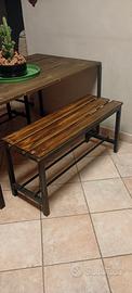 tavolo con panche