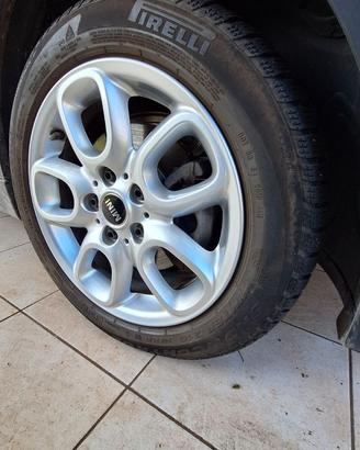 N°4 ruote (cerchi + gomme invernali) per  Mini One