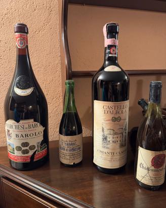 COLLEZIONE VINI D’EPOCA ITALIANI E FRANCESI