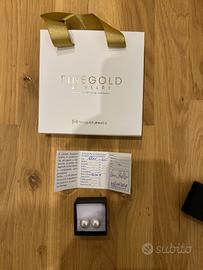 Orecchini di perle in oro 1kt