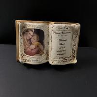 Oggetto a forma di libro in ceramica VIA VENETO