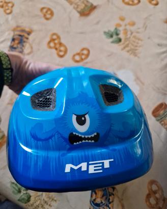 casco bambino bicicletta Met Monster xs 46/52